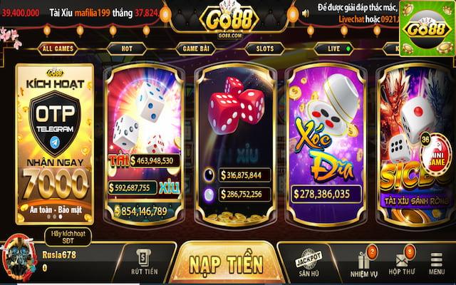Kho Trò Chơi Đa Dạng go88